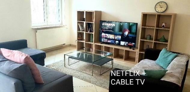 Modern 100M2 Flat 2Mn Walking From Train Station In City Center, Free Parking -2A Apartment Люксембург Екстериор снимка